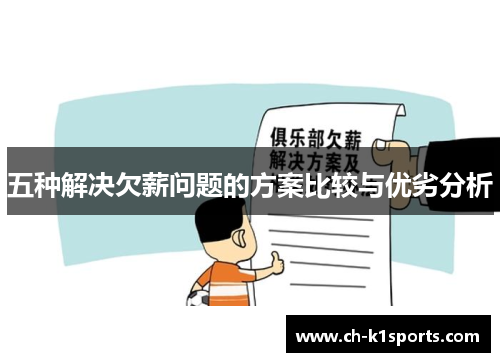 五种解决欠薪问题的方案比较与优劣分析